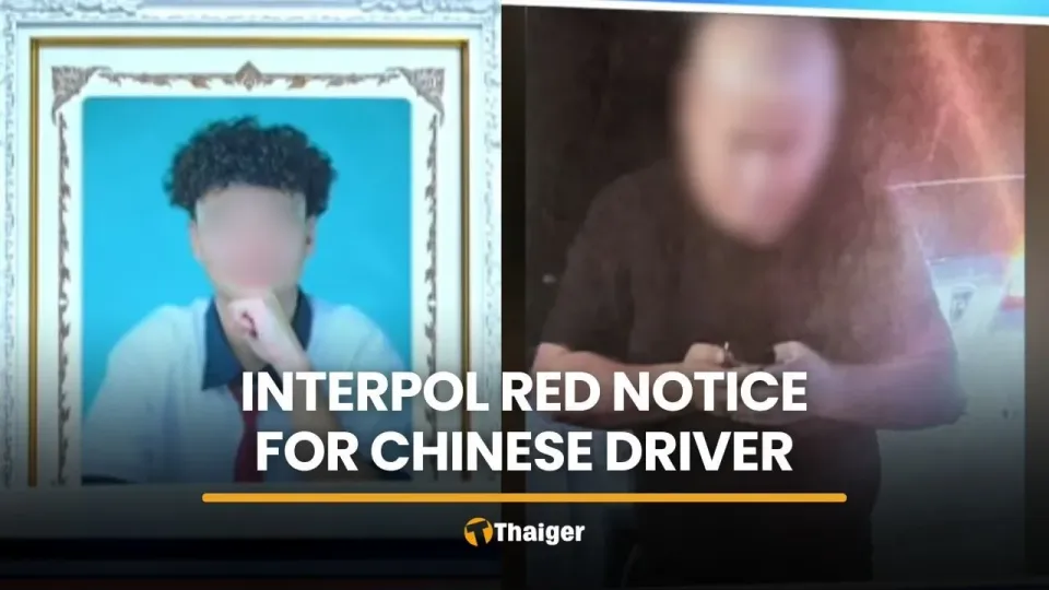 Interpol-efterlysning söks efter kinesisk förare i fall med svensk-thailändsk tonåring