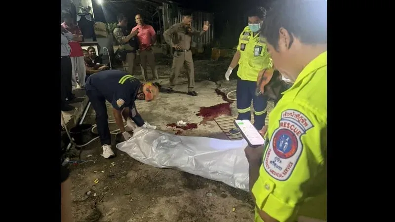 Myanmar worker killed in billhook attack at Thalang camp