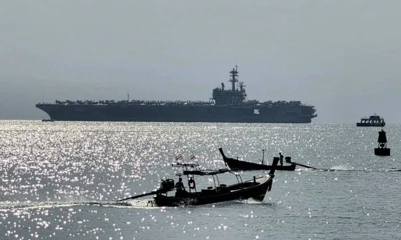 USS George H.W. Bush arrives off Phuket for five-day visit