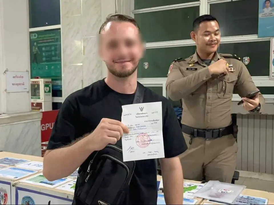 Svensk turist betalade 500 baht i böter efter urinering i Pattaya