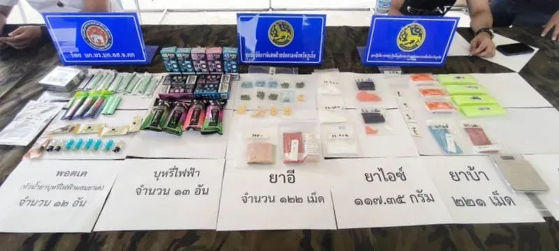 普吉镇突袭行动查获冰毒、氯胺酮和摇头丸