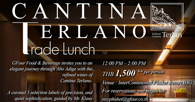 Echoes of Altitude: A Cantina Terlan Trade Luncheon